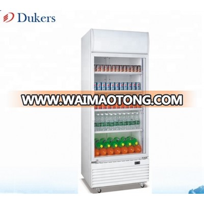 660L big capacity single Aluminum door beverage cooler